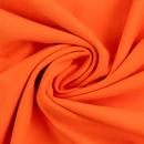 Baumwolljersey Vanessa Uni in Orange 424, glatte Maschenware in Nahaufnahme